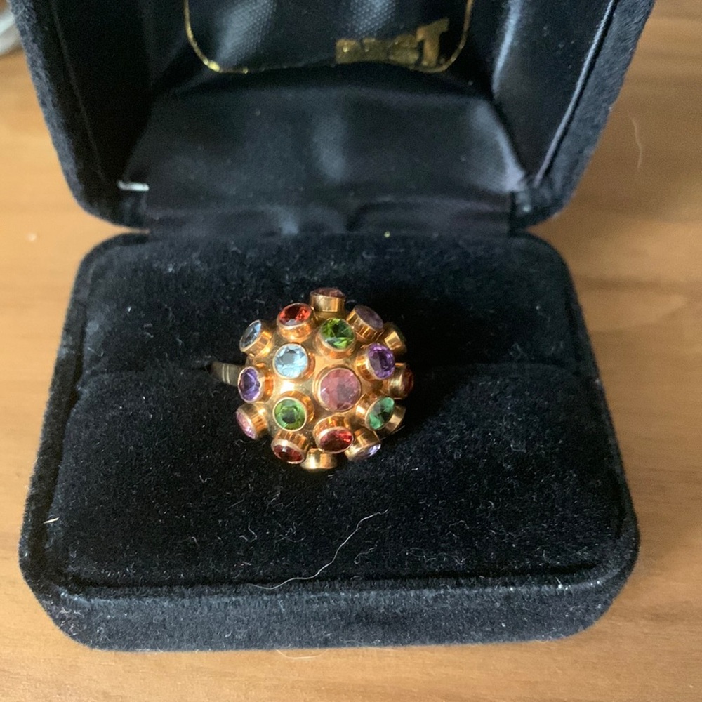 18k Sputnik ring